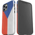 Czech Republic Flag Distressed iPhone 12 Pro Impact Case